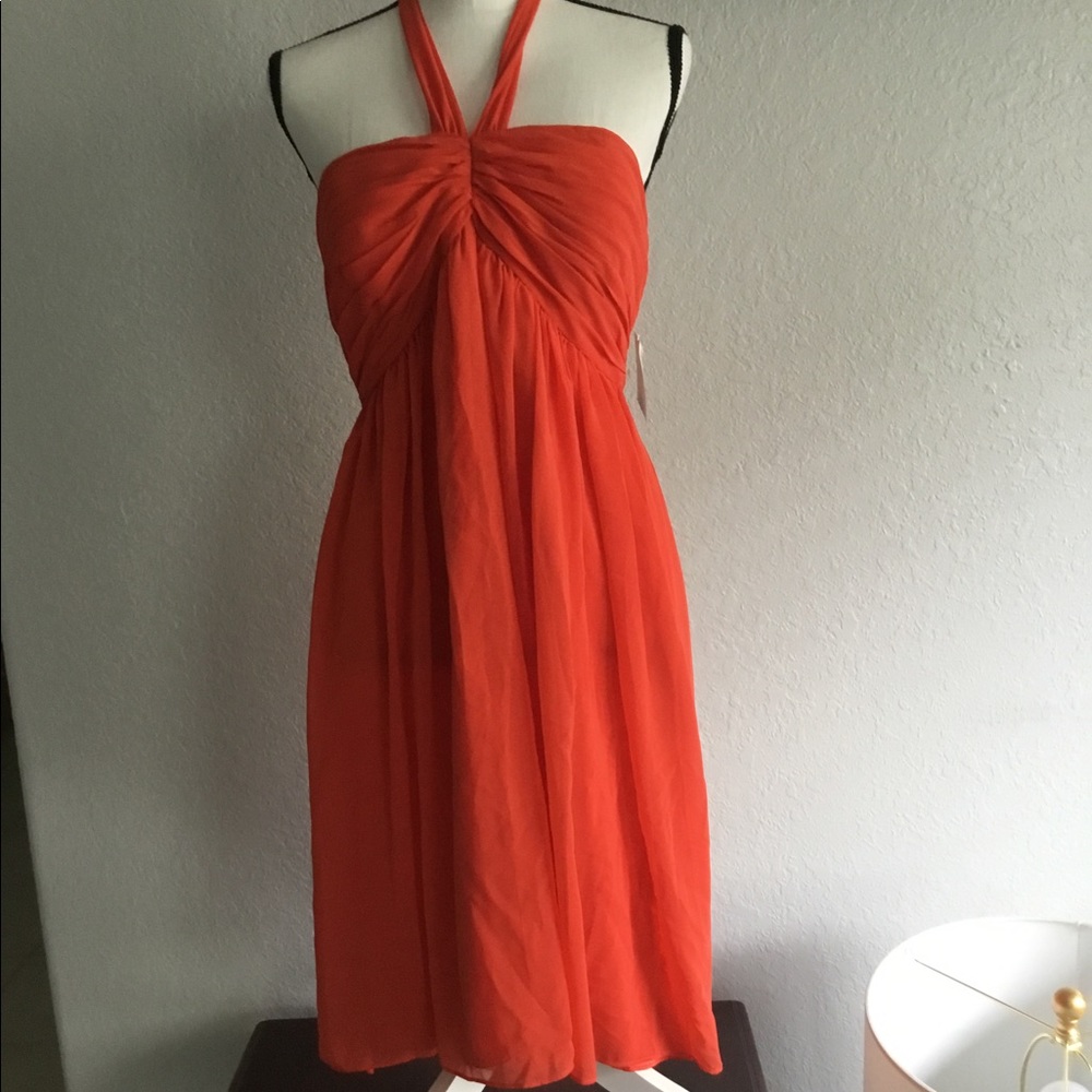 Donna Morgan size 14 red A line padded bust